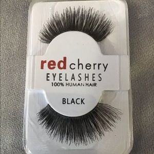100% Natural Human Hair Red Cherry Eyelashes B/N